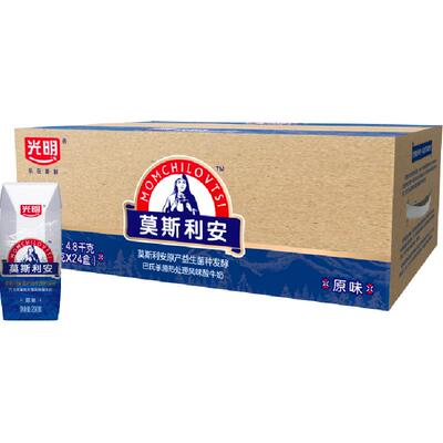 光明莫斯利安原味酸奶200g*24盒