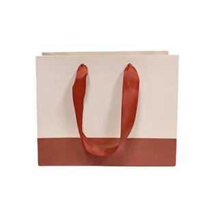 简约红色手提袋订制logo纸袋子通用商务活动开业伴手礼物结婚节日