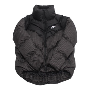 NIKE耐克潮流女THERMA-FIT宽松保暖秋冬立领羽绒服运动外套FD8212