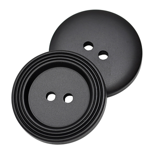 黑色圆形外套风衣毛呢羊绒纽扣扣子大衣扣子男女西装裤子衣服钮扣