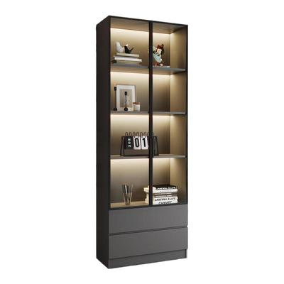 定制轻奢风展柜玻璃门格子柜定制