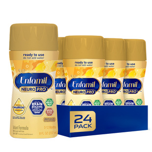 美国版进口美赞臣Enfamil1段婴幼儿液体奶水奶一段237ml*24瓶临期