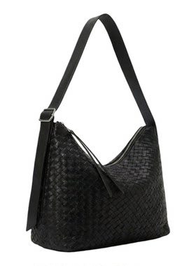 Amalga软皮拼接通勤hobo斜挎包