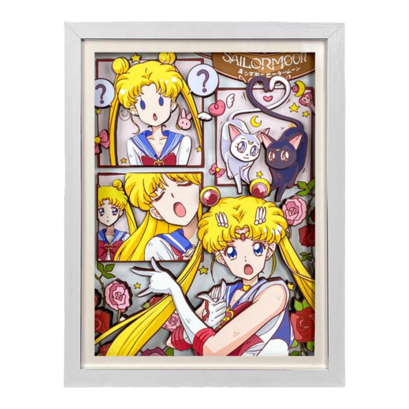 美少女战士月野兔周边手办立体画