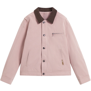 KBNE卡其色短款夹棉风衣女2025冬季新款韩版高级气质巴恩风衣外套