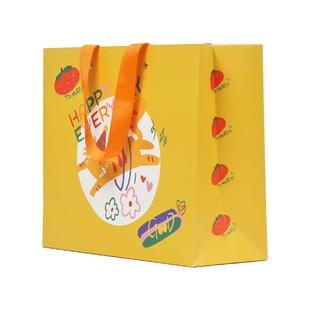 顾得猫宁可爱卡通礼品袋手提袋高级感情人节儿童生日礼物包装纸袋