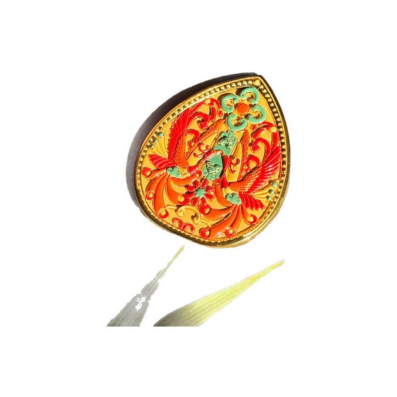 超值出清专享5折 售罄无补有凤来仪冰箱贴金属浮雕大明服饰霞帔