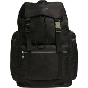 adidas阿迪达斯三叶草男女调节背带翻盖户外运动双肩包KC2748