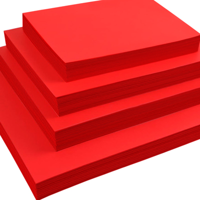 红色a4打印纸红纸a3复印纸a5彩色