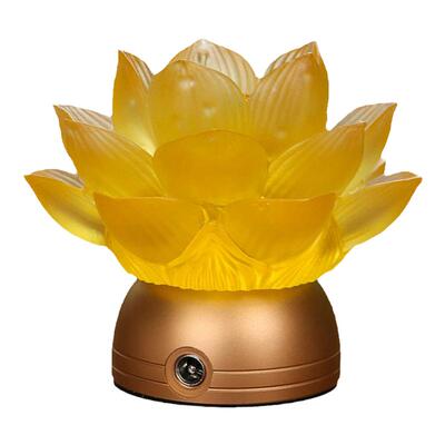 琉璃莲花灯家用LED充电款