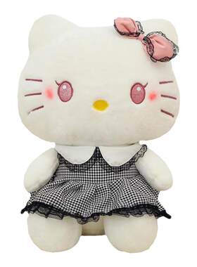 暗黑哈喽kitty毛绒公仔