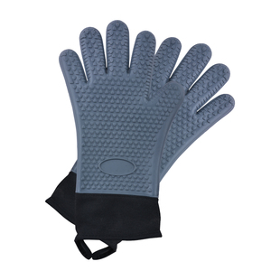 2只加厚防烫手套隔热烤箱厨房硅胶烘培微波炉防热耐高温防滑蒸箱