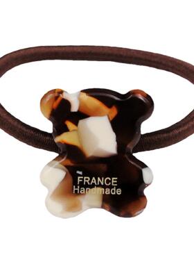 韩国France彩色小熊发圈头绳皮筋