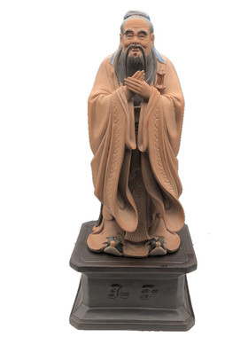 万世师表石湾公仔禅意风工艺品
