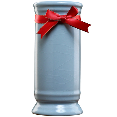 汝窑插香筒家用供佛陶瓷插香桶