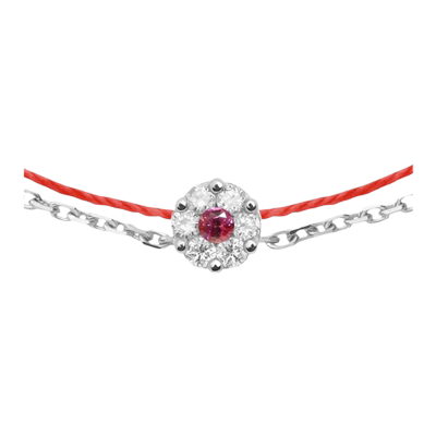 Redline/红绳白金绳制手链