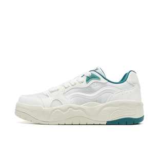 特步皓白3板鞋男鞋夏透气新款板鞋运动鞋情侣百搭网面休闲鞋女鞋