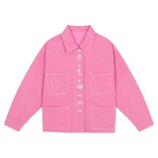 niko and ...外套女[十五]2026春季新款宽松明线刺绣夹克657006