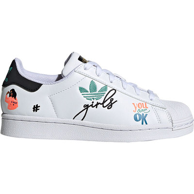 Adidas/阿迪达斯正品三叶草大童时尚潮流低帮系带运动鞋 H03995