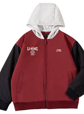 李宁新年棉服男女童保暖休闲百搭