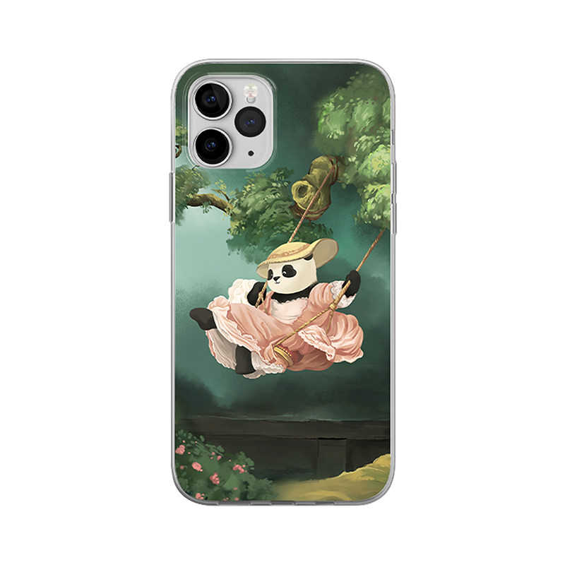 滚阿滚熊猫手机壳苹果iphone华为