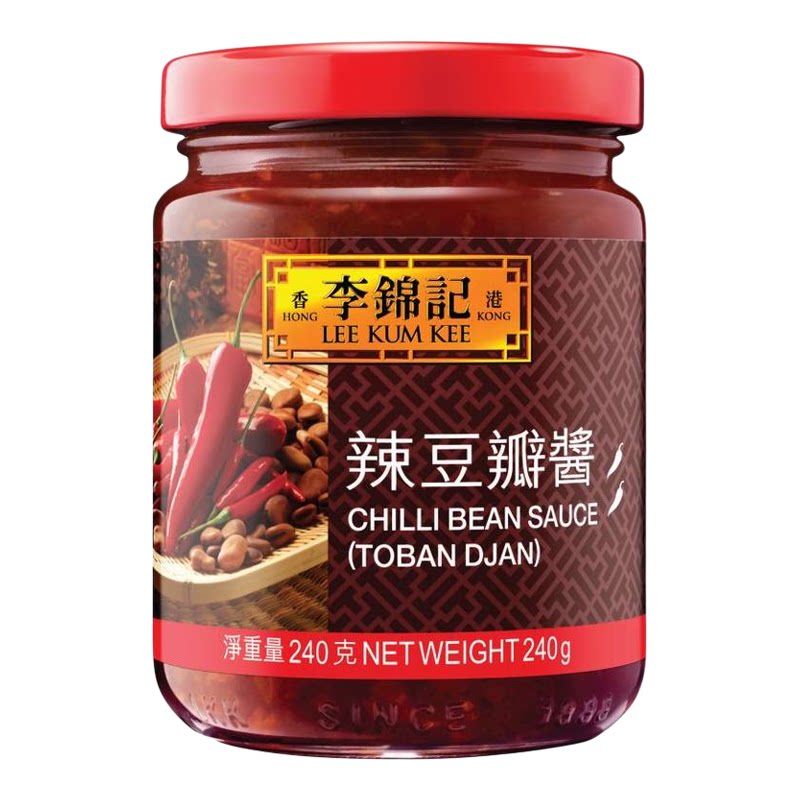 李锦记香港进口辣豆瓣酱240g四川风味豆豉酱秘法腌制烹饪料理酱料