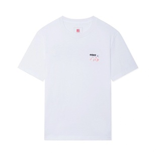 liming中国李宁短袖2022樱花限定夏季新款刺绣t恤情侣纯棉半袖