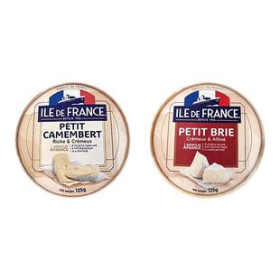 法国进口法兰希小金文小布里奶酪125g即食涂抹软芝士西餐配餐奶酪