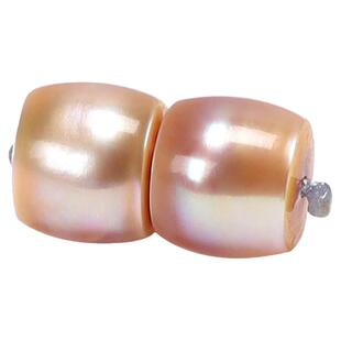 天然淡水珍珠直切散珠新中式百搭素珠手链不掉色通勤珠宝DIY配饰