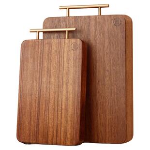 原森太黑金檀木实木菜板抗菌防霉无漆无蜡家用砧板切菜板生熟案板