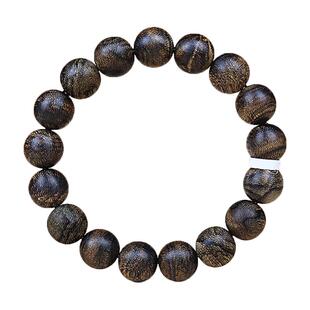 保真天然野生沉香文莱虎皮蛇皮纹佛珠手串13mm九分沉水男女款文玩