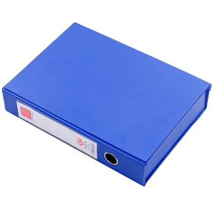 10个装 a4加厚文件盒pvc磁扣档案盒 人事干部凭证盒大容量带铁夹