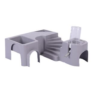 金丝熊仓鼠躲避屋笼子二层平台配件笼内造景家具解闷玩具用品大全