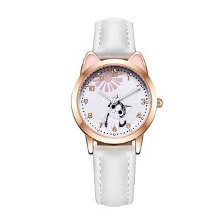 儿童手表女孩女生13指针小学生女童机械防水8考试10岁12生日礼物9