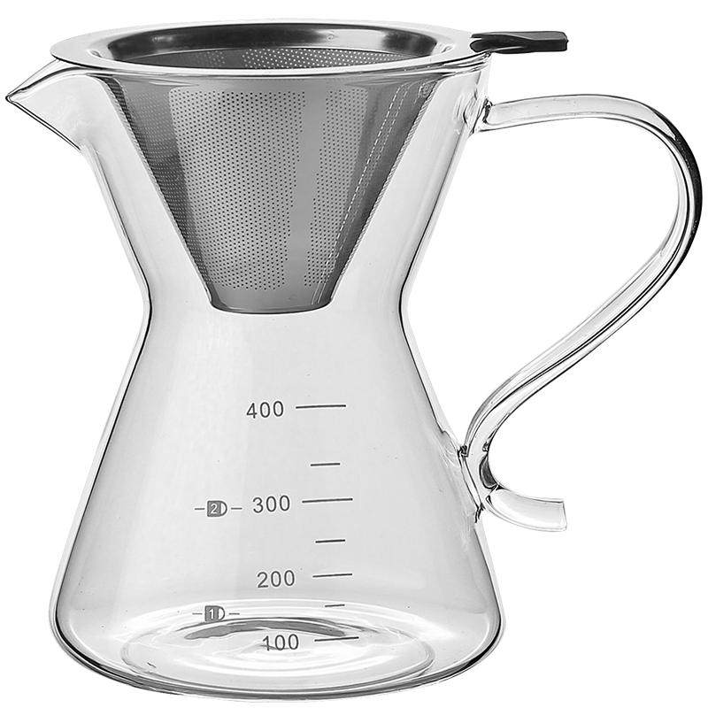 川岛屋咖啡过滤器滴漏咖啡壶分享壶手冲咖啡漏斗滤杯冲泡器具套装
