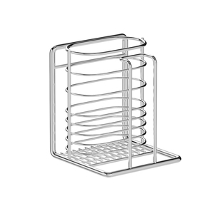 御仕家不锈钢壁挂式电动牙刷置物架免打孔卫生间倒挂漱口杯收纳架