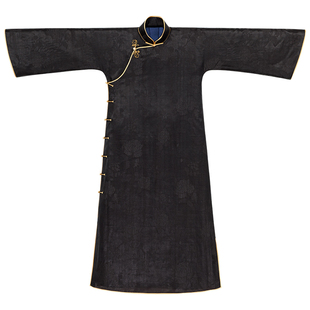 清风润月丨一城风絮丨春秋真丝红云纱倒大袖盘扣民国风夹棉旗袍裙