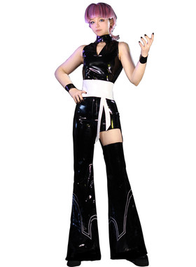面包家新吊带袜天使cosplay天使兄弟cos服皮衣假发大全套潮服
