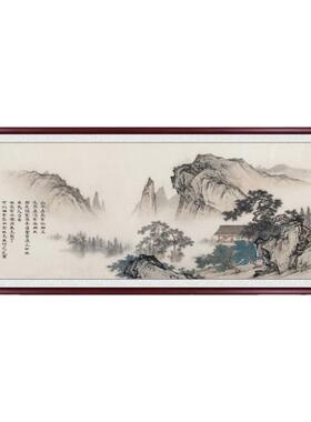 客厅装饰画山水画办公室名家手绘