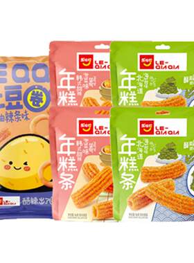 【芭芭农场】乐恰恰土豆圈1袋+年糕条海苔味2袋+年糕条泡菜2袋