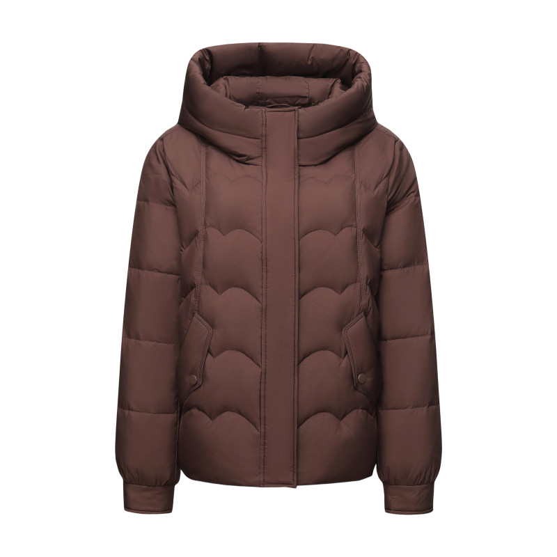 雪中飞2025冬短款时尚羽绒服