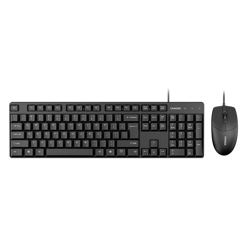 USB圆头PS2三巨有线键盘鼠标