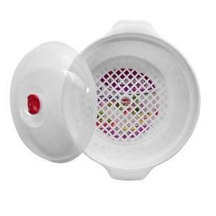 微波炉专用碗塑料烤盘华莱士可加热饭盒保鲜套装泡面带盖微波炉碗