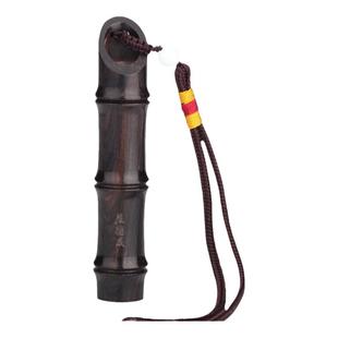 益德成鼻烟壶乌木竹节鼻烟壶非遗送男友送老公送领导春节过年礼品