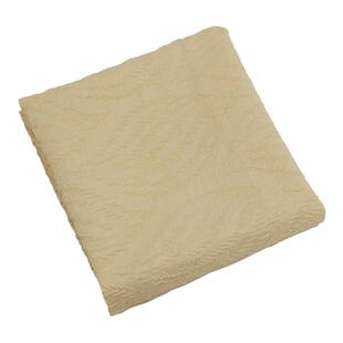 柔软亲肤 米黄色色凹凸肌理褶皱仿真丝雪纺布料做裙子衬衫diy面料