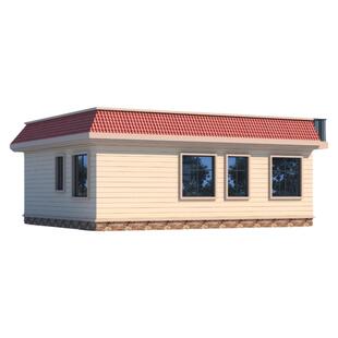 一层别墅平房设计图纸平屋顶新农村自建房流行简约风格全套施工图