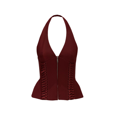 性感辣妹风挂脖吊带背心