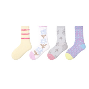 儿童袜子春秋款纯棉袜女孩宝宝秋冬季童袜男童女童春秋薄款棉袜