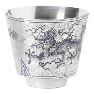 JOJO'S L. PD.homesick.鎏银青花龙纹茶杯小杯家用品茗杯 | 乡情