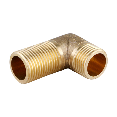 活接双外丝直角等径6分铜弯头